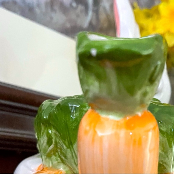 Bunny Rabbit Teapot Cottage Farmhouse - Picture 7 of 9